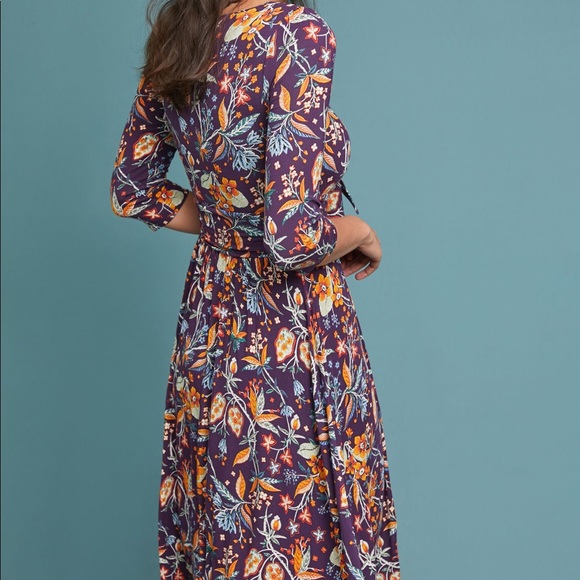 NWT Maeve Beloved Floral Dress Anthropologie - Picture 2 of 4